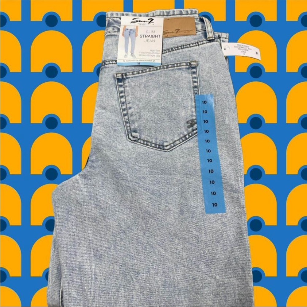 Seven7 | Women's High Rise Straight Leg Jean